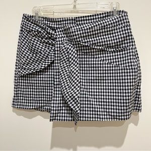 🐼Zara plaid wrap skort🐼